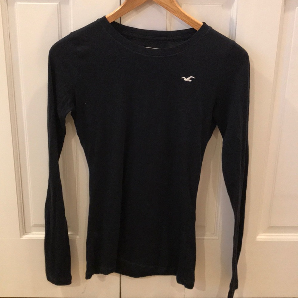Hollister dark blue/ black long sleeve